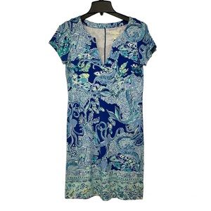 Lilly Pulitzer V Neck T-Shirt Dress